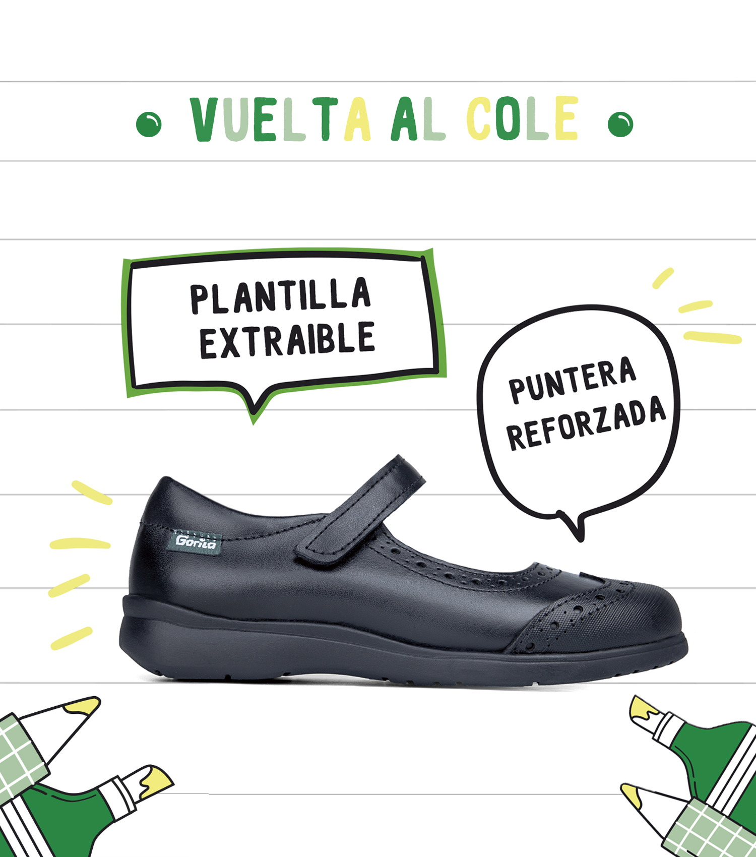 Zapatos Gorila on line. La mejor selección de modelos ¡Entra!